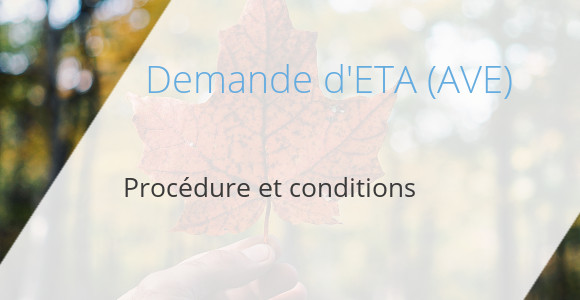demande eta ave canada